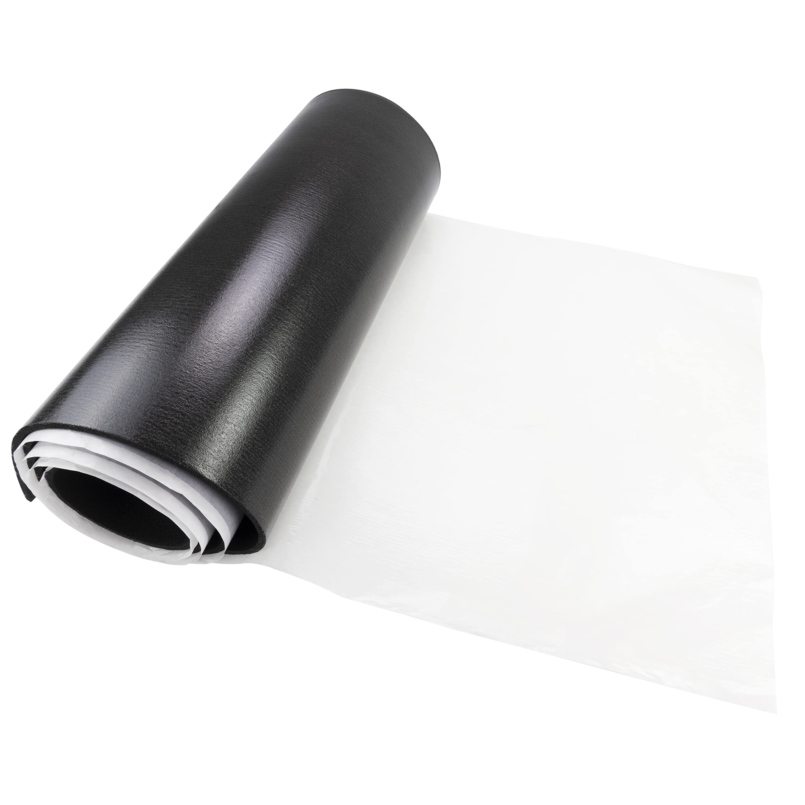 HASKYY 1QM Premium Tappetino isolante acustico autoadesivo per auto, roulotte, 5 pezzi, rotolo di schiuma 50 x 200 x 1 cm, ignifugo, impermeabile