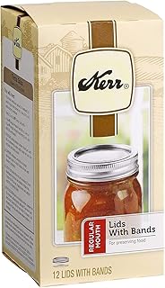 Regular Canning Jar 1 Dozen Rings and Bands