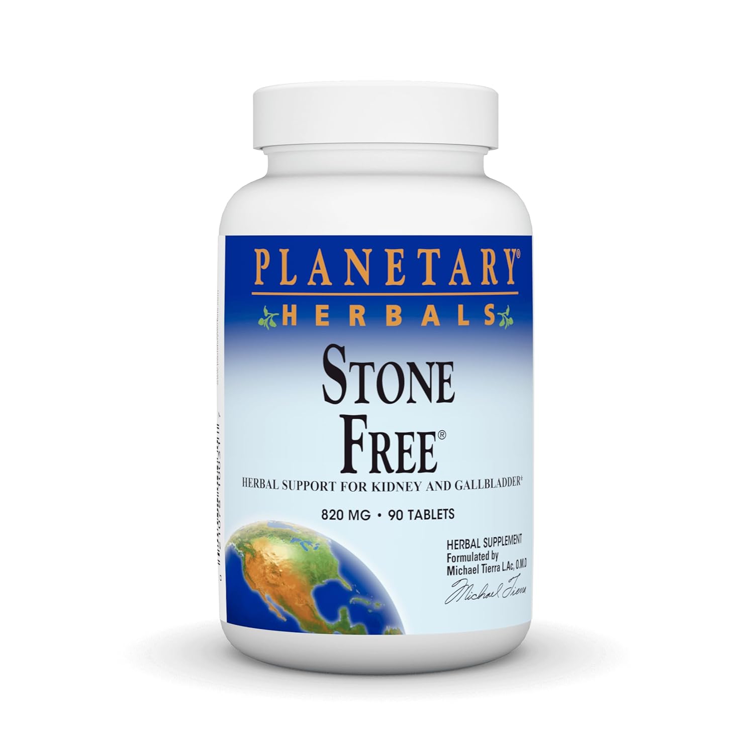 Comprimidos Plantary Herbals Stone Free, 90 Tablets para Suporte Natural aos Rins e Fígado