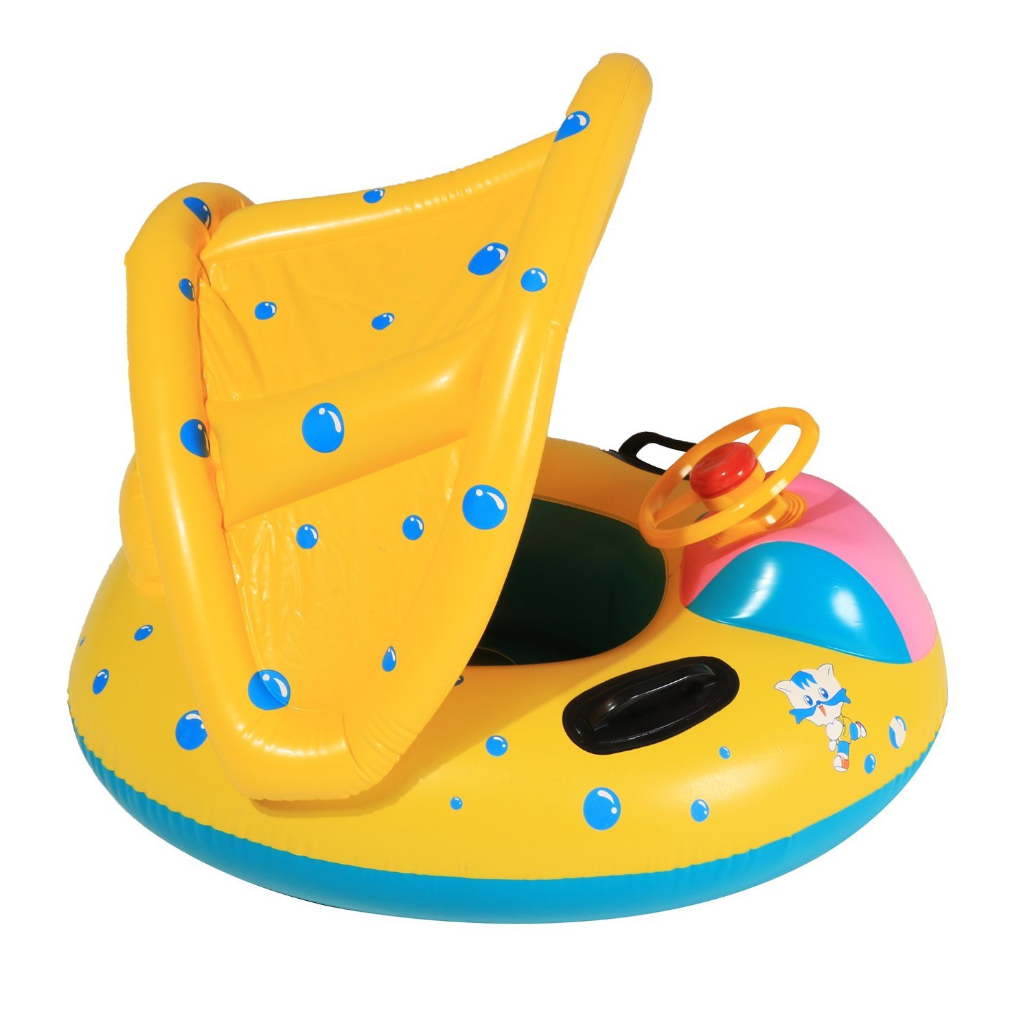 TOYANDONA Lot de 6 jouets de bain flottants en plastique pour enfants (couleur aléatoire