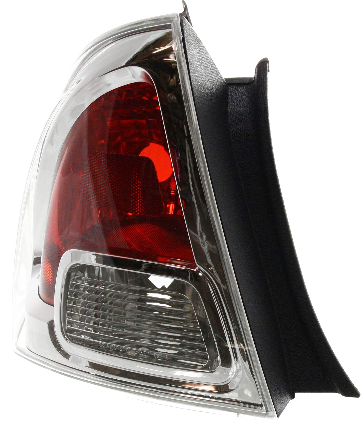 Evan Fischer Driver Side Tail Light Lamp Compatible with 2006-2009 Ford Fusion CAPA Lens and Housing