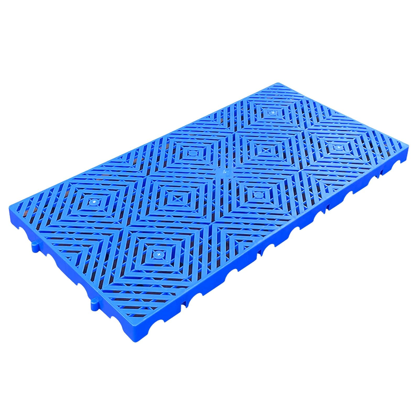 Plastikowa paleta do przechowywania w piwnicy, blokujące palety z siatki wysyłkowej, oddychająca podkładka do przechowywania podłóg Łączone siatki stojaki na artykuły do supermarketu magazynu zwierząt