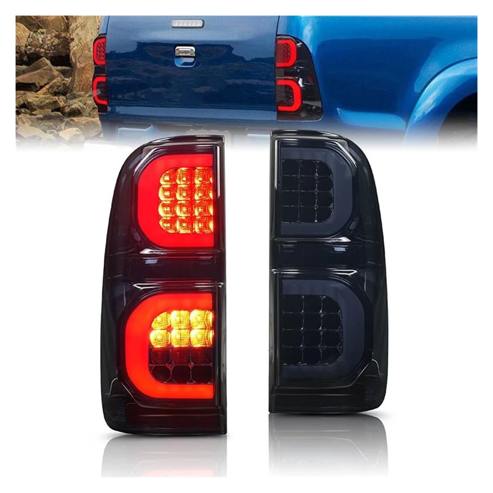 Coche Pilotos Traseros para Toyota para Hilux