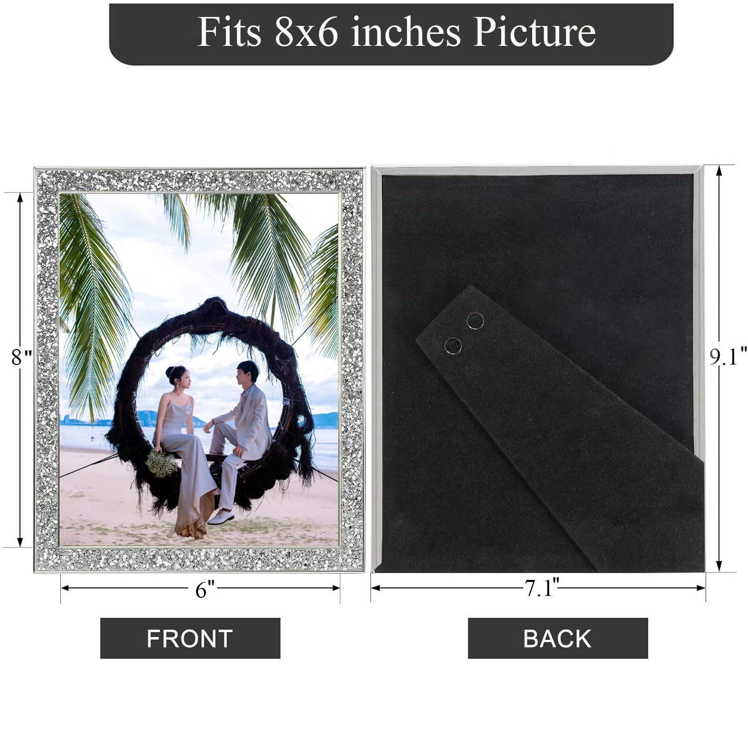 Lawrence Cornici Classic Bead - Cornice Portafoto Doppia, 13 X 17 Cm, Colore: Oro - Foto 5