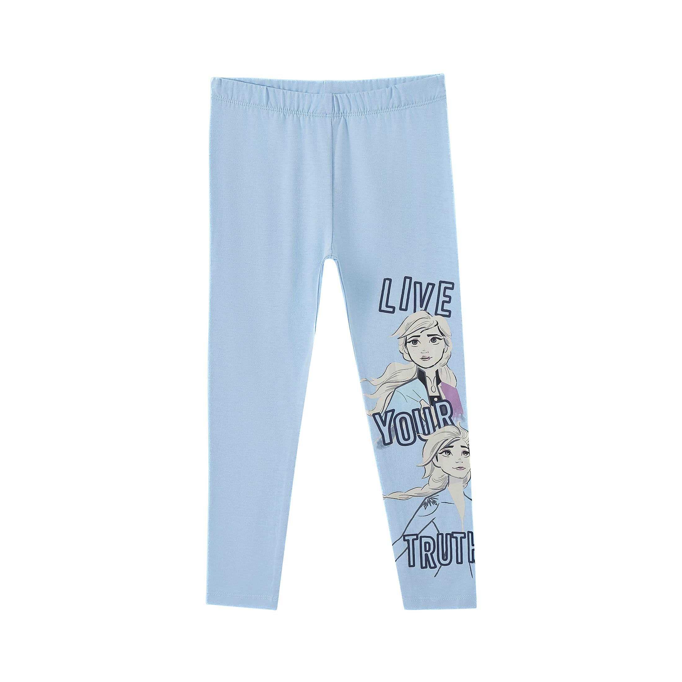 Disney Die Eiskönigin Elsa Mädchen-Leggings für Kleinkinder bis große Kinder, 4er-Pack