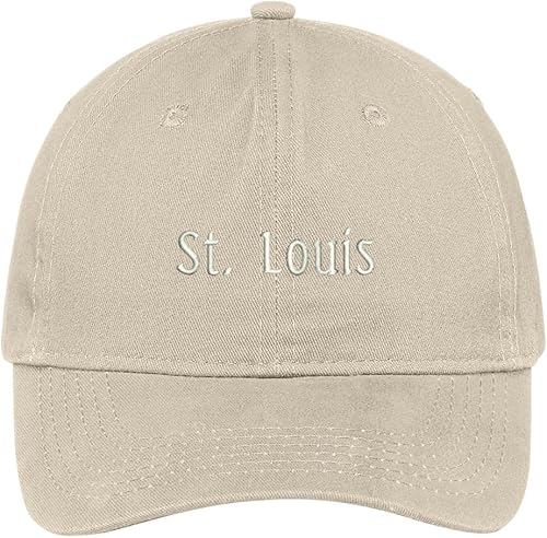 St Louis City bordado Perfil Bajo 100 algodón Cap ajustable