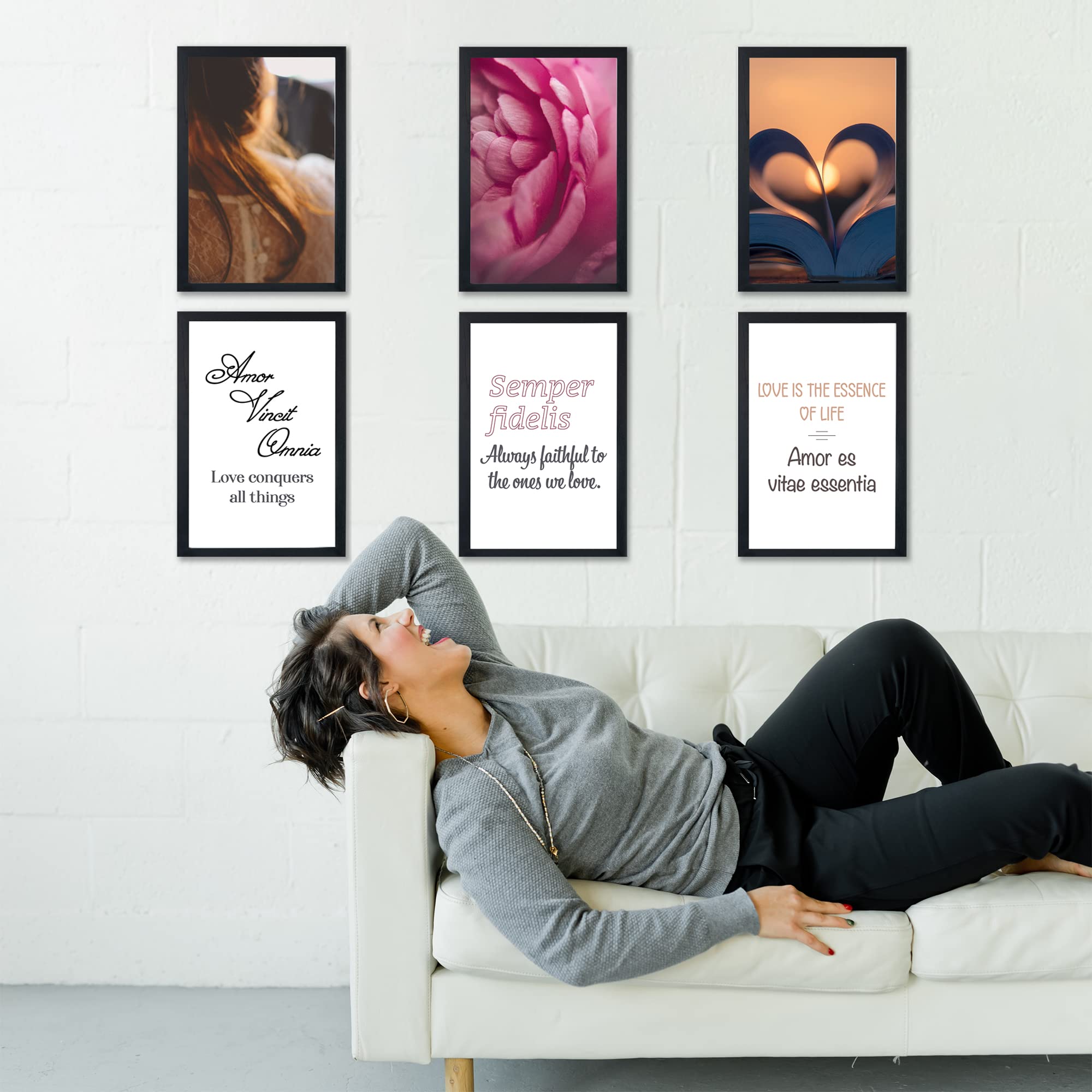 Snapklik.com : Throwbacktraits Set Of 6 Inspirational Wall Art