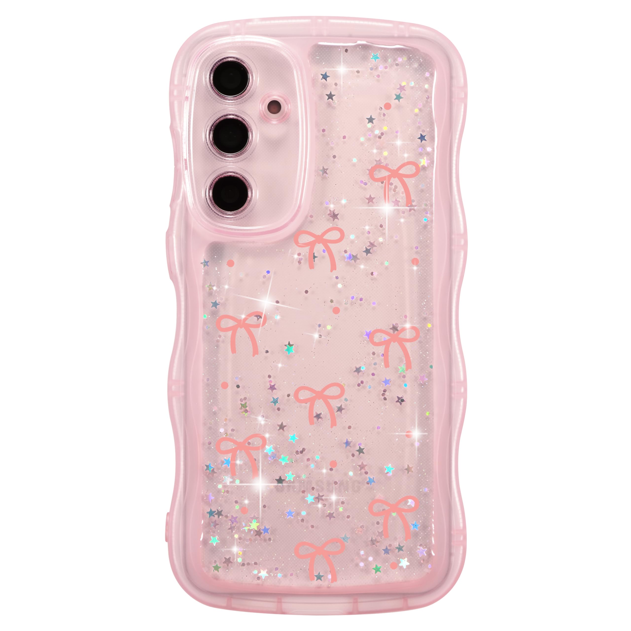 Amazon.co.jp: ZTOFERA Samsung Galaxy S25ケース用、透明星の模様