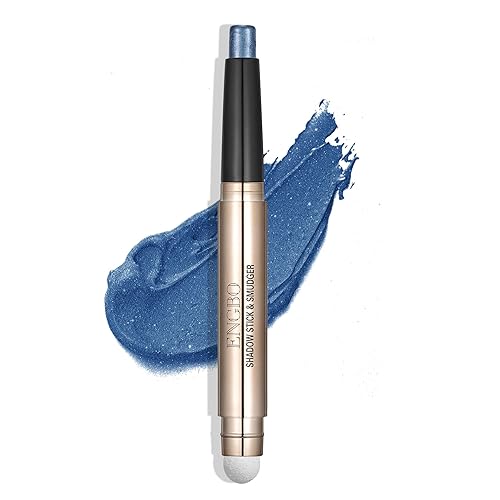 Miniatura 7 de Sombra de ojos azul, maquillaje, cosméticos, abrillantador de ojos en barra, lápiz de sombra de ojos brillante, juego de sombra de ojos para