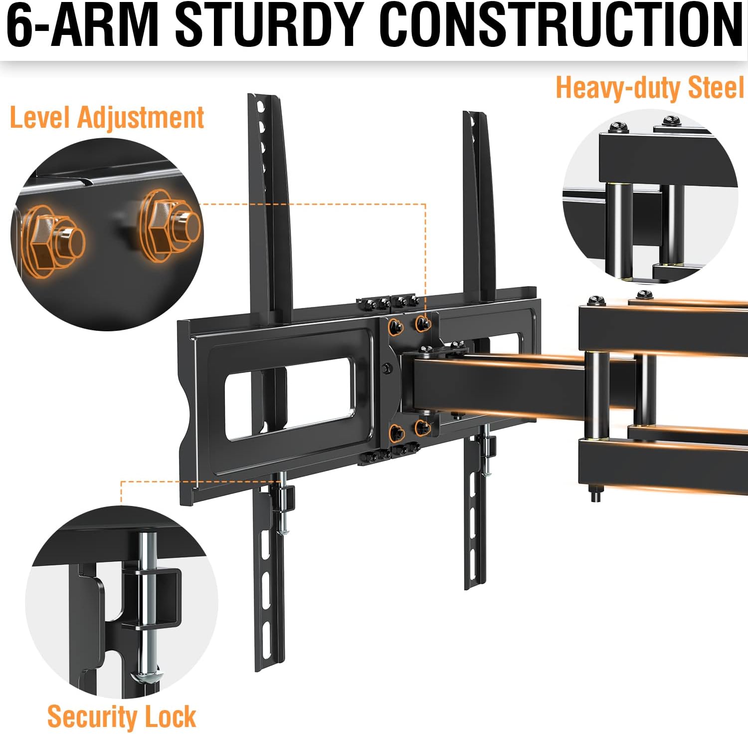 60% оƒƒ Dіѕсоunt TV Wall Mount Swivel and Tilt Full Motion TV Mount for Most 37-75 Inch TVs, TV Wall Mounts Bracket with Articulating Swivel Dual Arms, Max VESA 600x400mm, 99 lbs. Loading, Fits 16 Studs ELIVED Prоmо Dіѕсоunt Uр Tо 70% оƒƒ TV Wall Mount Swivel and Tilt Full Motion TV Mount for Most 37-75 Inch TVs, TV Wall Mounts Bracket with Articulating Swivel Dual Arms, Max VESA 600x400mm, 99 lbs. Loading, Fits 16 Studs ELIVED