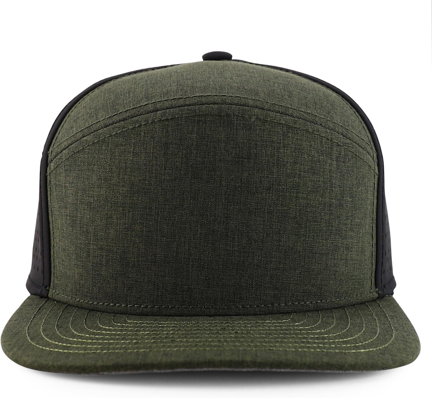Trendy Apparel Shop Oversize XXL 6 Panel Camper Style Performance Snapback Cap