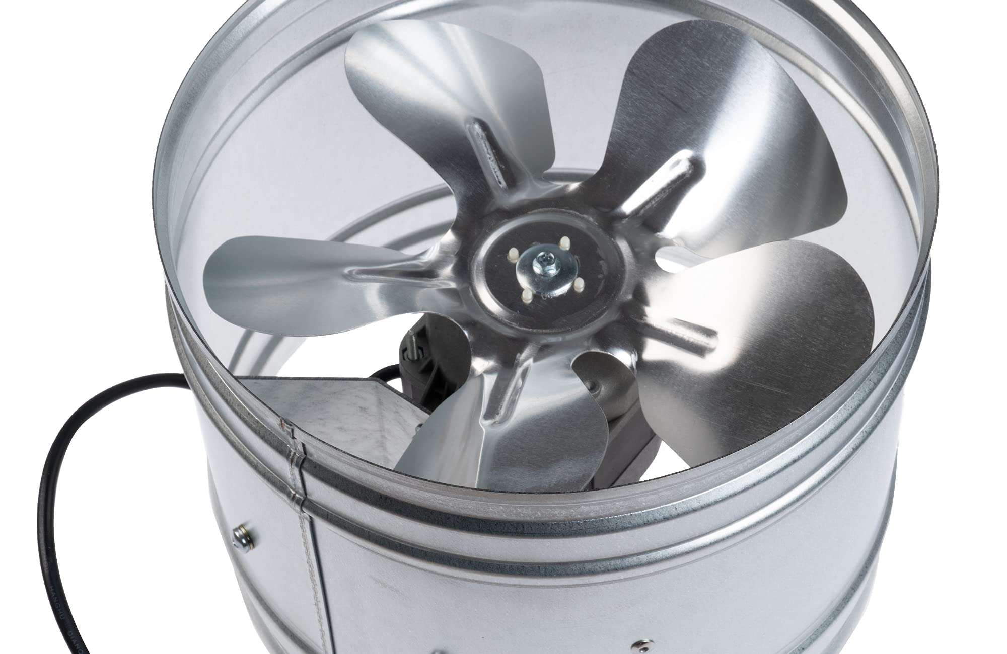 250mm Ventilatore Industriale in Metallo per Tubo - Ventola Aspirazione Silenziosa - Estrattore/Aspiratore d'Aria