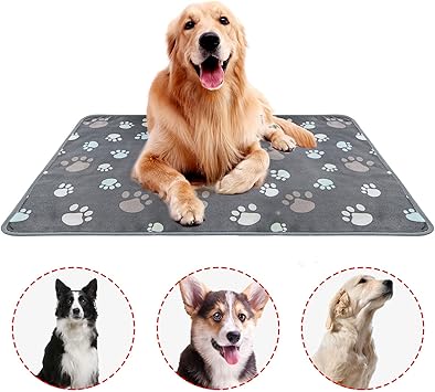 Amazon Co Jp Uycgcheng ペット用おしっこマット ペットマット 犬 ベッド クッション 4重構造 防水 消臭 速乾 介護 制菌 超吸収 洗える 再使用可能 中型 大型 犬 猫 犬用 おしっこパッド 犬 猫 ペットシ ペットおしっこマット 防水 速乾 洗える 再使用可能 ペットシーツ