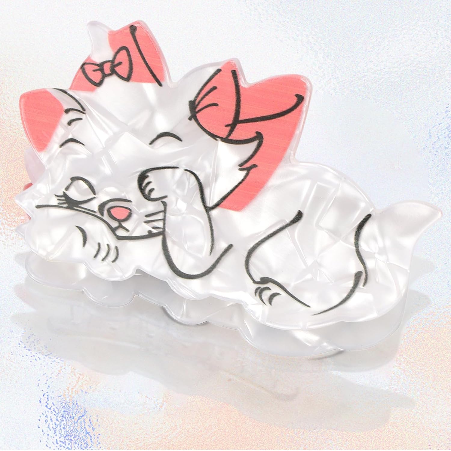 White Cat Hair Clips, Hapdoo Funny Animal Claw Clips for Women Girls, Cute Kitten Pet Hair Accessories Gifts - Image 8