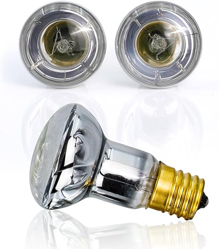 Miniatura 8 de Paquete de 4 bombillas de lava de 25 W, 120 V R39 E17 25 W 4 piezas de repuesto para lámparas de lava, lámparas con purpurina, incandescentes,