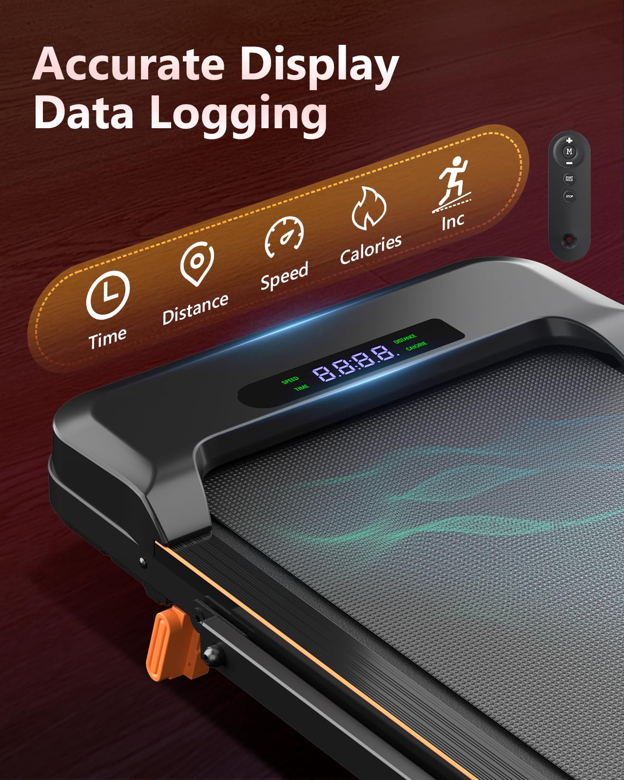 Amazon | ウォーキングパッドトレッドミル 傾斜付き ポータブル