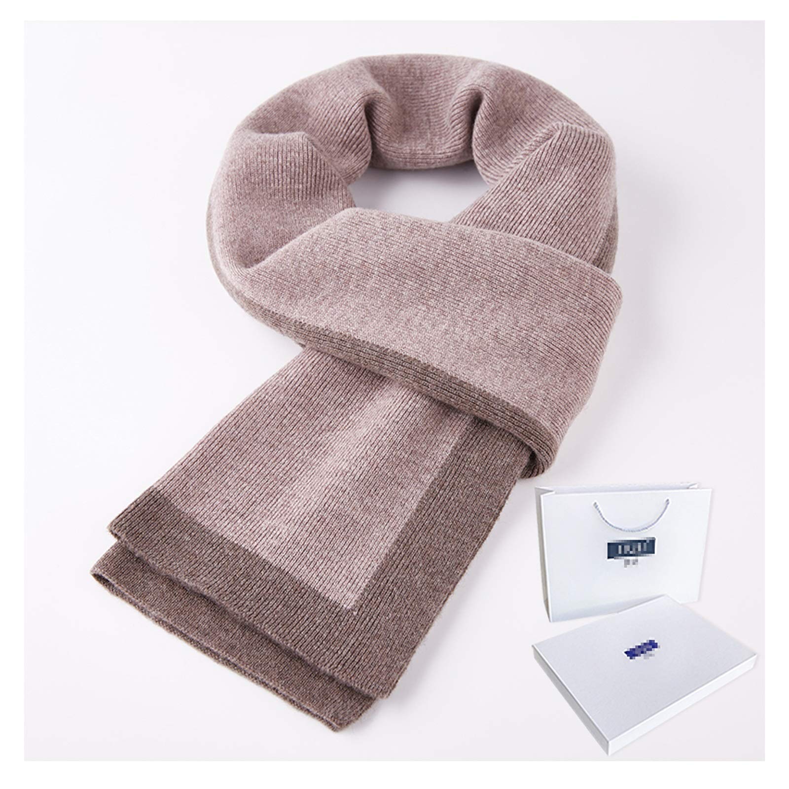 Shawl Scarves Pure Wool Scarf Mens High End Winter Fashion