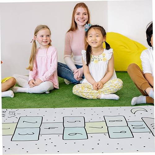 Miniatura 2 de Toyvian Manta de damas digitales para interiores, alfombra antideslizante para bebé, sala de juegos, piso, tapete para gatear, tapete para niños,