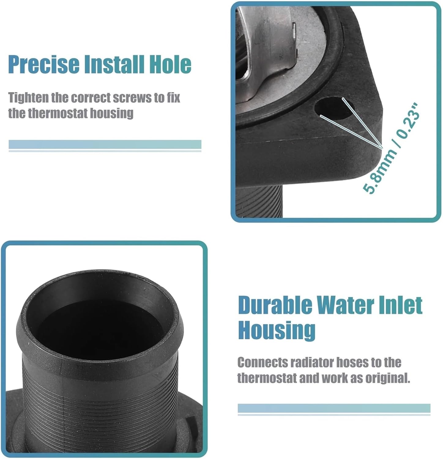 For Peugeot For 206 For 306 307 806 1007 1336Q1 Auto Engine Coolant Thermostat Housing Assembly Car Replacement Accessories Engine Thermostats