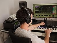 Vista 8 de Audio-Technica ATH-M20x Auriculares profesionales para monitor de estudio, color negro