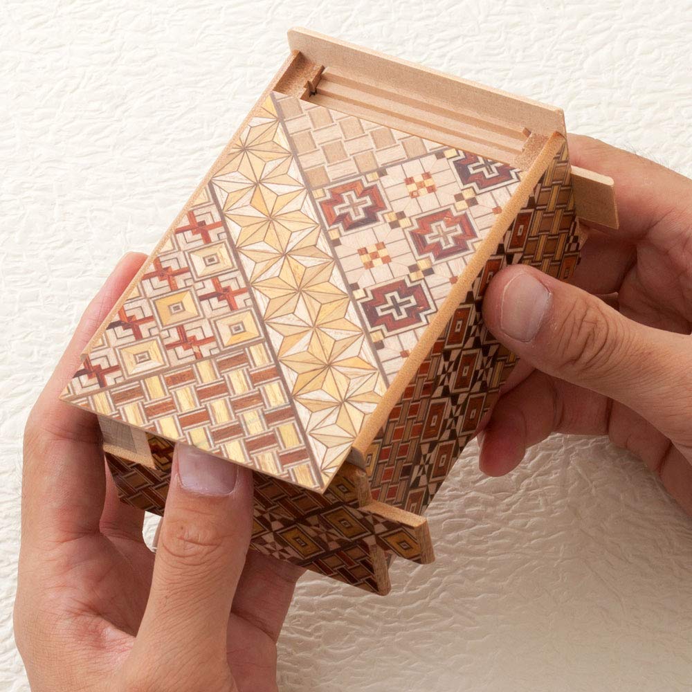金属製3段重ね工芸品 木箱付き 金属製3段重ね工芸品 木箱付き
