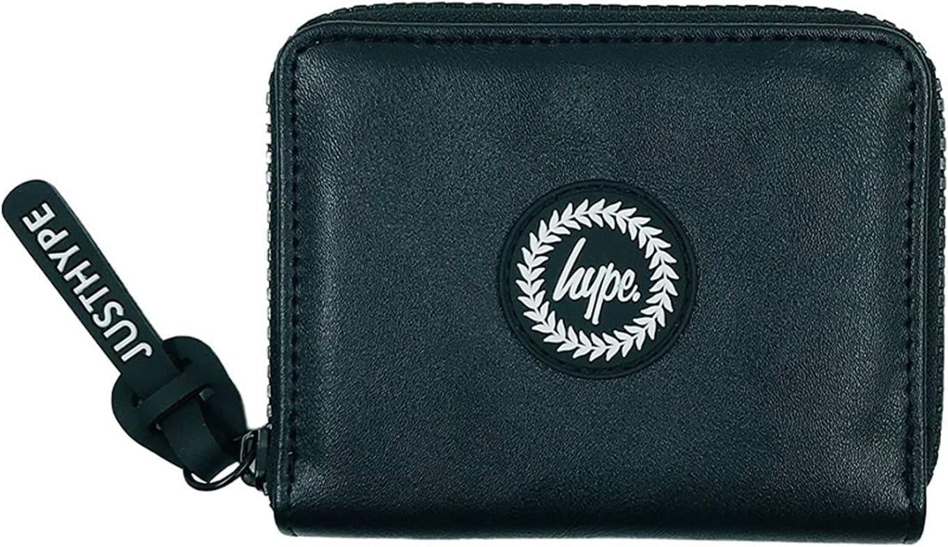 Camo Hype Men Wallet –Black Slim Bi-Fold PU Leather Purse | 9 * 11cm-Card Holder Large Space for Kids & Adults | Compact Travel Accessory-Boxed Gift for Birthday Christmas - Cute Charm for Cash.