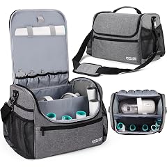 Pet Travel Grooming Supplies Organizer Carry Bag - Compatible with Oneisall Neabot Dog Grooming Vacuum Large Capacity -