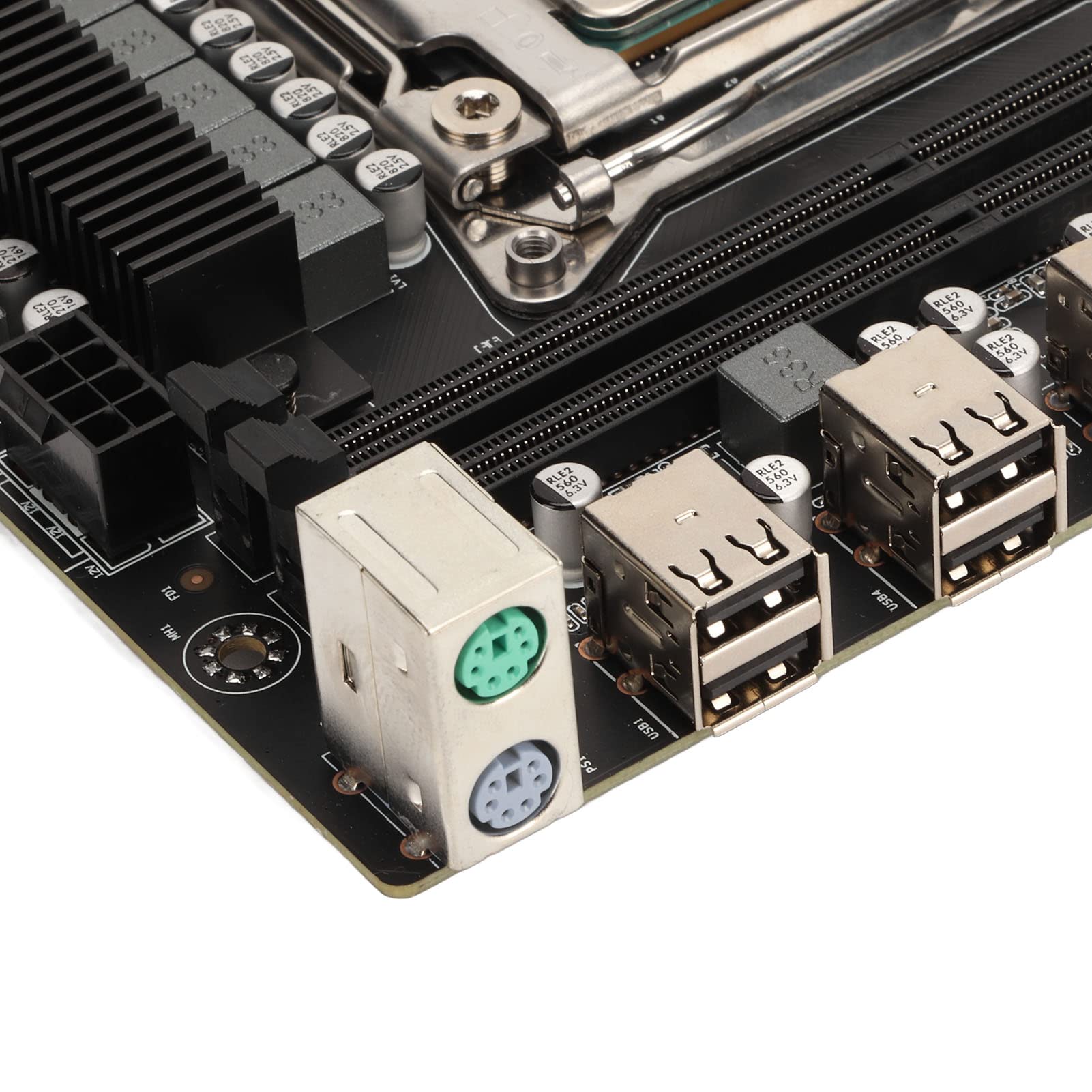 Gaming Motherboard, E5 2620 CPU 8G DDR4 Banco de Memoria Estable de Operación Rápida Ordenador Placa Base, DDR4 PC Placa Base