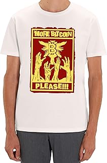 Zombies Hand Reaching Bitcoin Crypto T-Shirt Art Uomo Donna Classic Urban tees