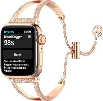 Amazon.co.jp: apple watch バンド ステンレス チェーン 高級 華奢  