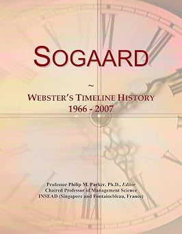 Sogaard Websters Timeline History, 1966 - 2007
