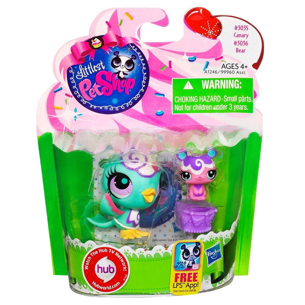 Littlest Pet Shop Totally Talented Pets Canary & Bear Friend