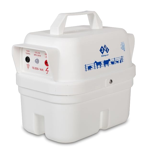 Pastor eléctrico a batería recargable 333 M04 para perros y caballos