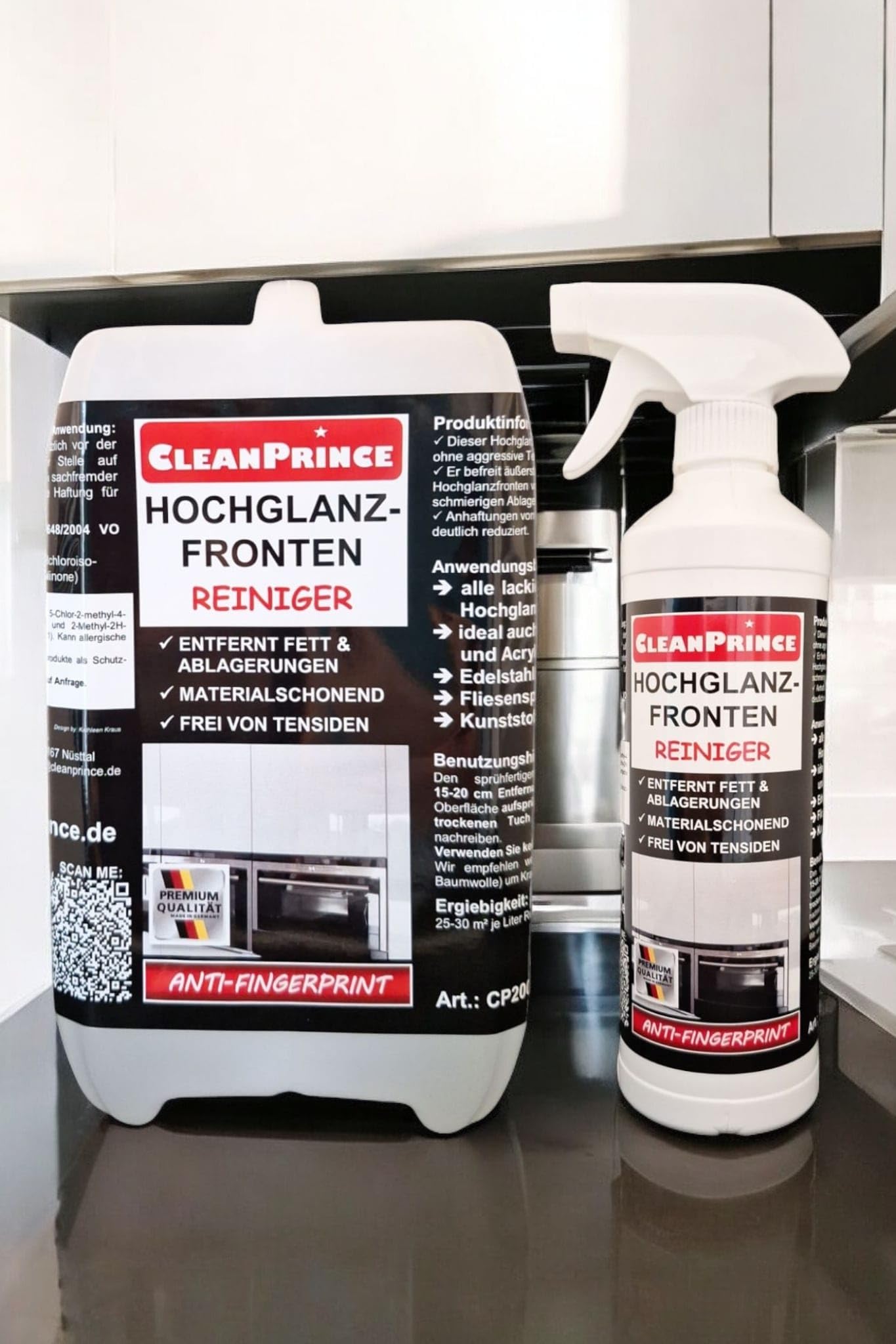CleanPrince Küchenfronten-Reiniger 2,5 Liter