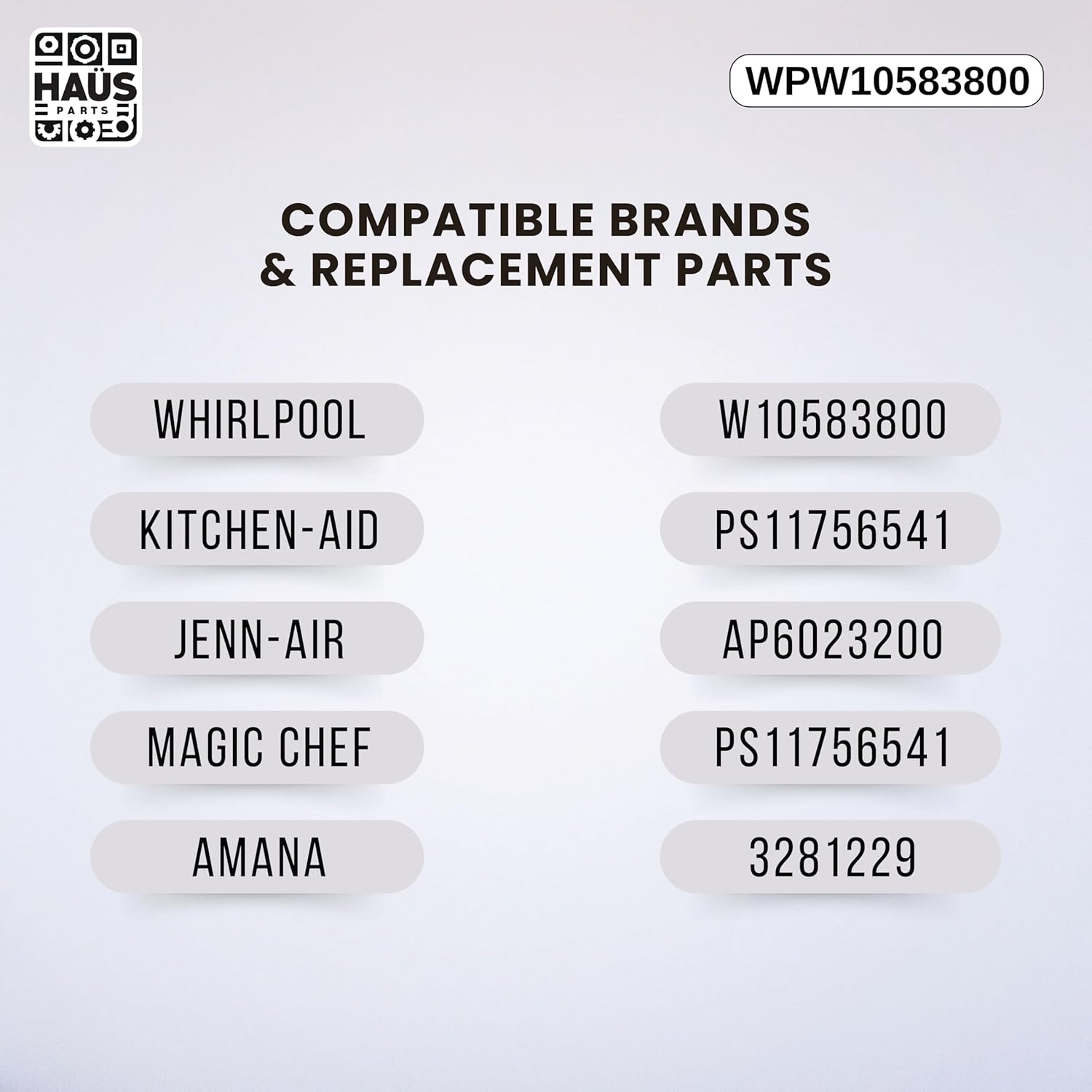 WPW10583800 Refrigerator Temperature Control Thermostat – Compatible with Whirlpool, Kenmore, Amana, Maytag – Replaces W10583800, W10396166, PS11756541, AP6023200