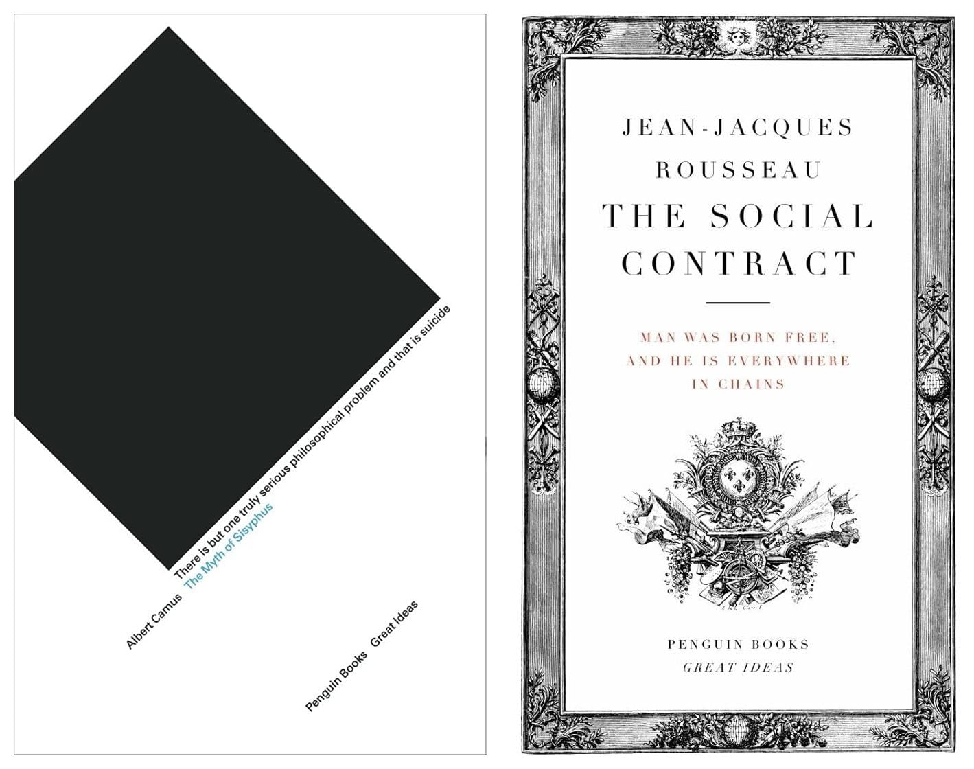 The Social Contract (Penguin Great Ideas) & The Myth of Sisyphus (Penguin Great Ideas) Albert Camus