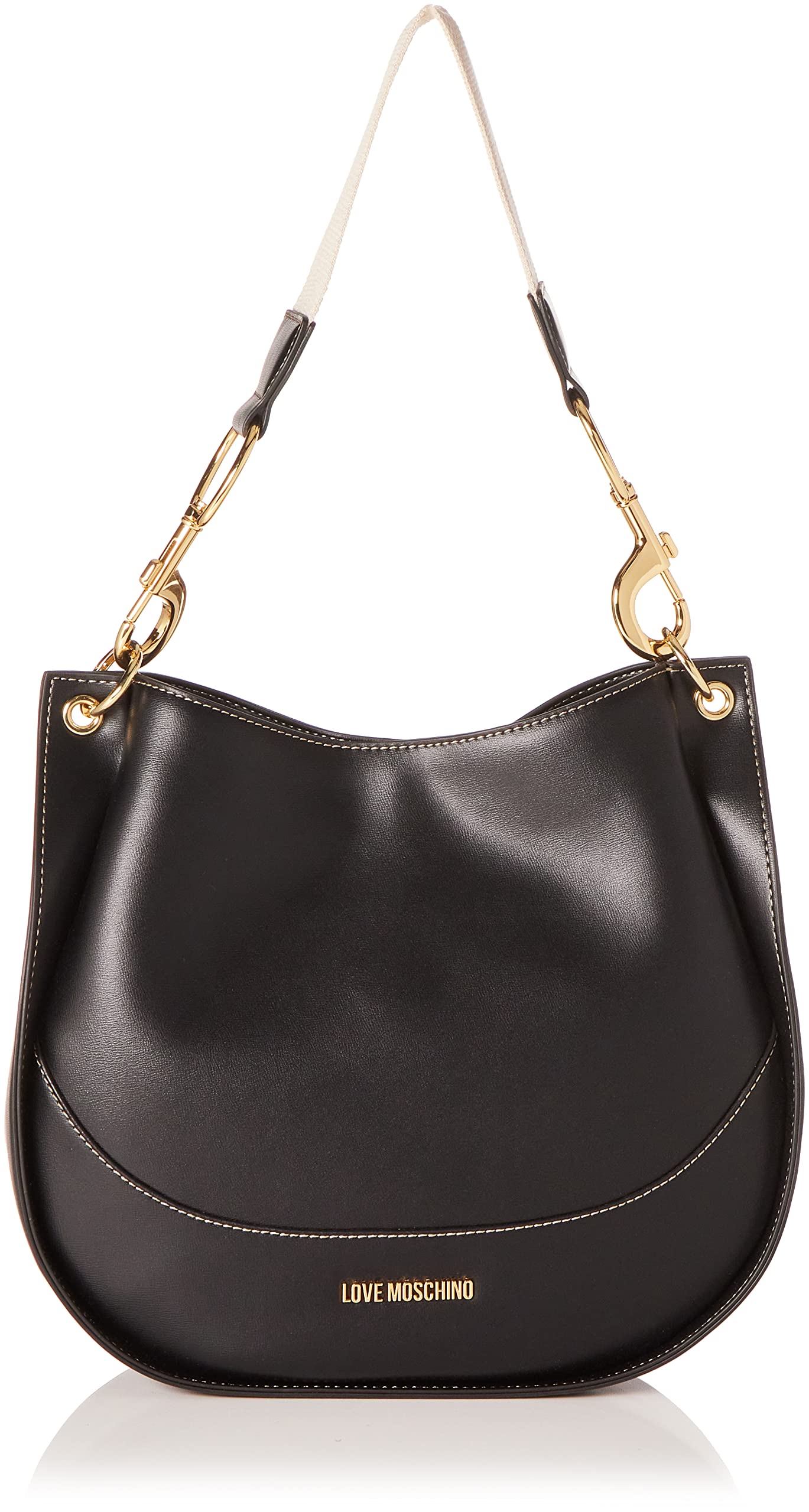 Love Moschino Damenhandtasche Aus Schwarzem PU-Leder – Klein, Stylisch, Alltagsbegleiter