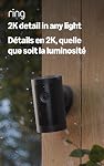 Introducing Ring Outdoor Cam Plus, Battery — Wide-Angle 2K Video with Ring Vision, Low-Light Sight for full-color night vision, Mount-Anywhere Versatility, Black