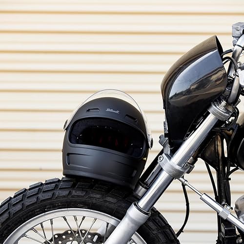 Miniatura 8 de Biltwell Gringo SV ECE R22.06 - Casco de motocicleta - negro plano pequeño - Cara completa clásica con escudo y rejillas de ventilación