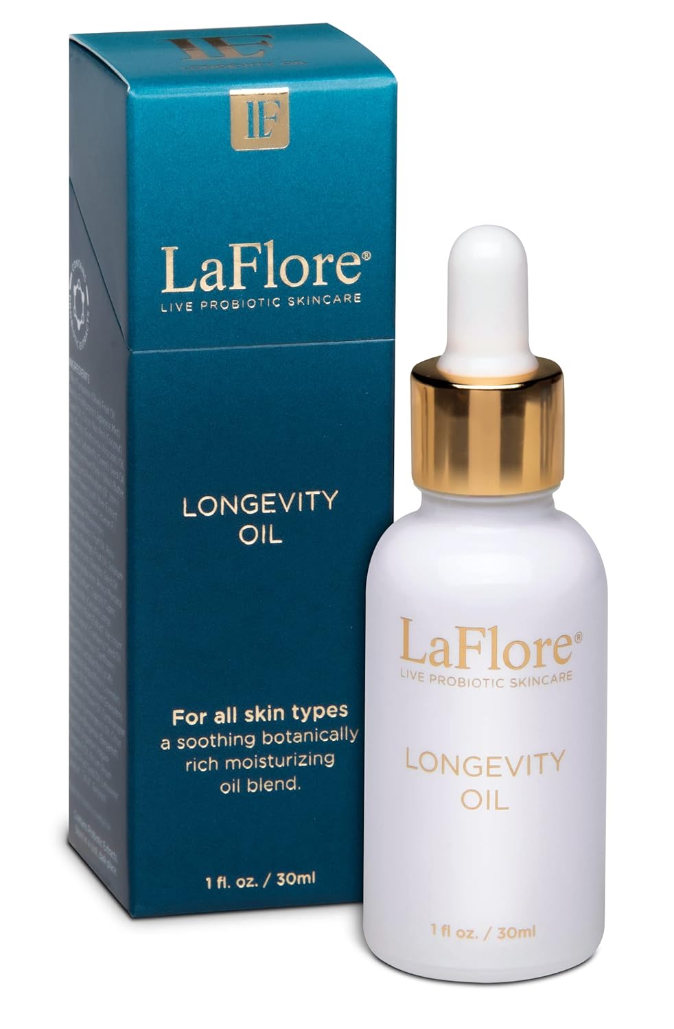Longevity Oil – Moisture-Rich Facial Oil – Soothing Botanical Blend to Nourish Skin – Vegan, Cruelty-Free, for All Skin Types