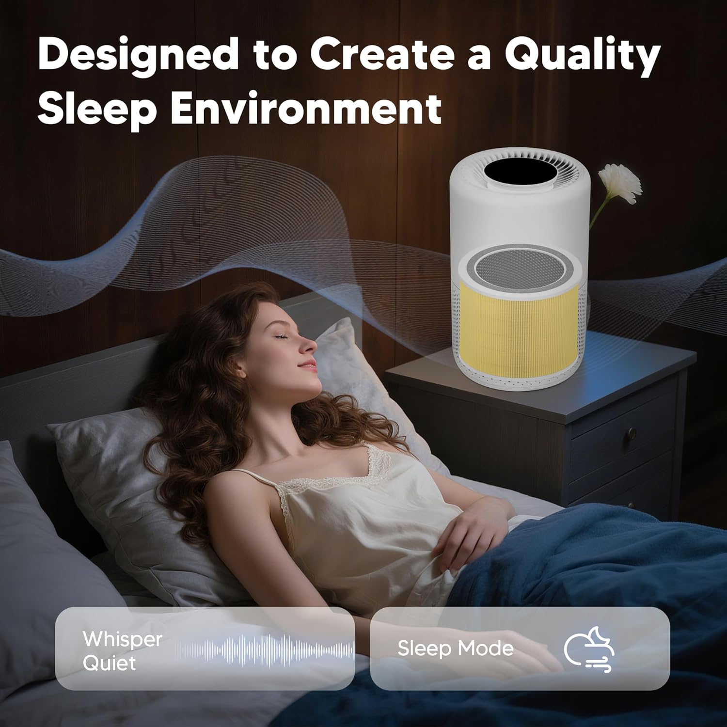 Core 200S Pet Care Replacement Filter Compatible with LEVOIT Core 200S and LEVOIT Core 200S-P Smart WiFi Air Purifier, 3-in-1 H13 True HEPA Activated Carbon Filter, Core 200S-RF-PA, Yellow, 3 Pack