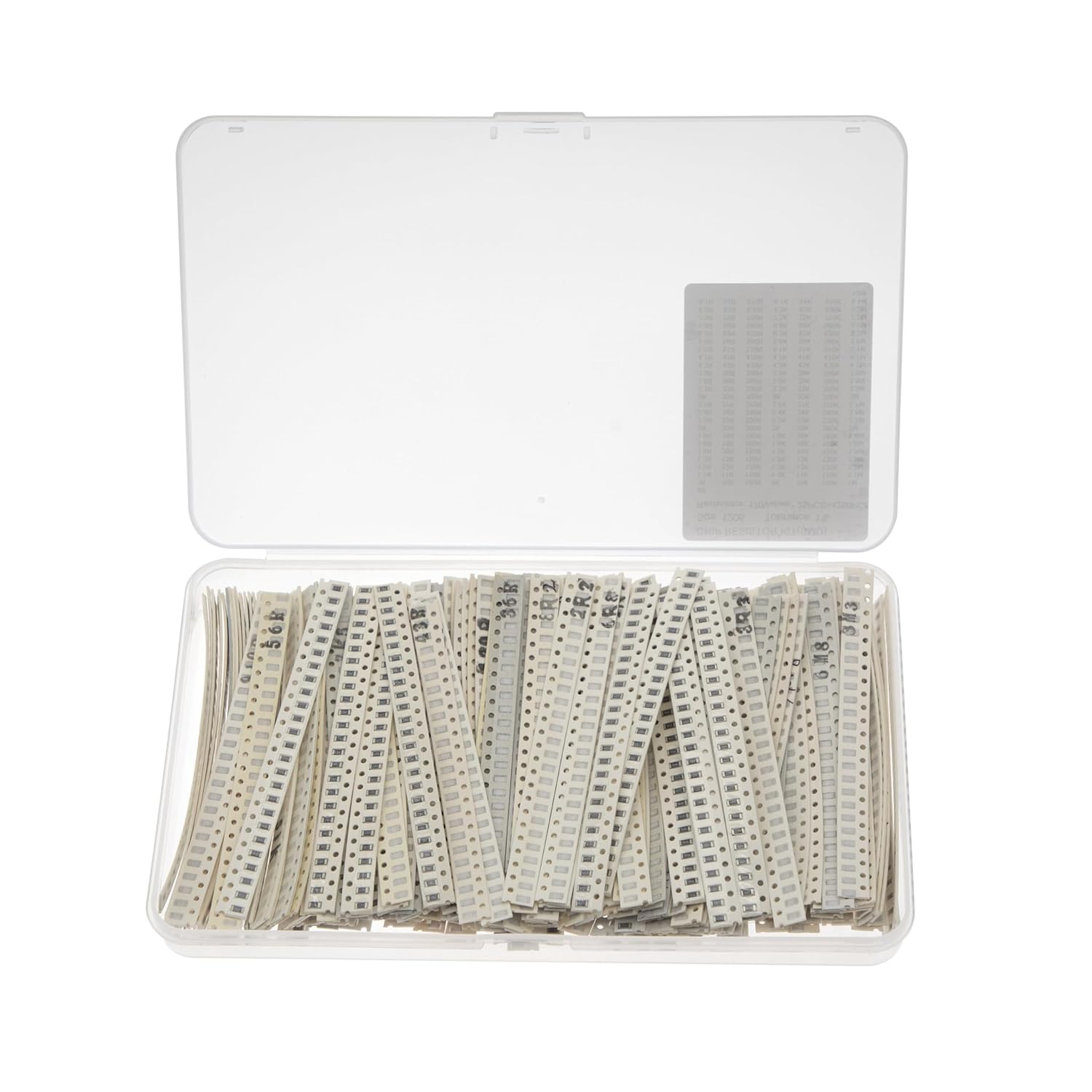 170 Values x 25 Pieces, Total 4250 Pieces, 1206 1% SMD Surface Mount Thick Film Chip Resistor Kit