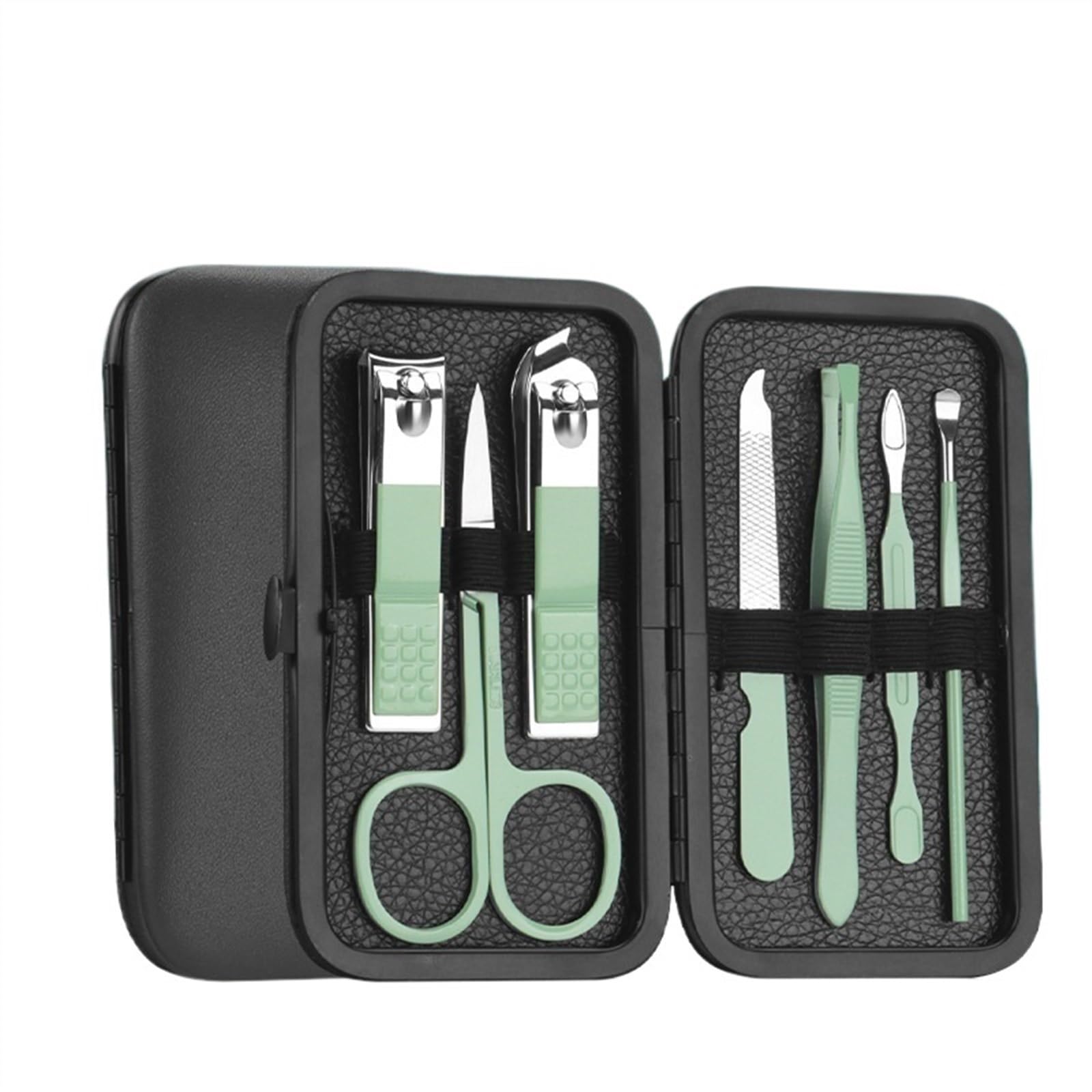 Kit manucure acier inoxydable : set de 7 outils durables pour le soin complet des ongles et pieds