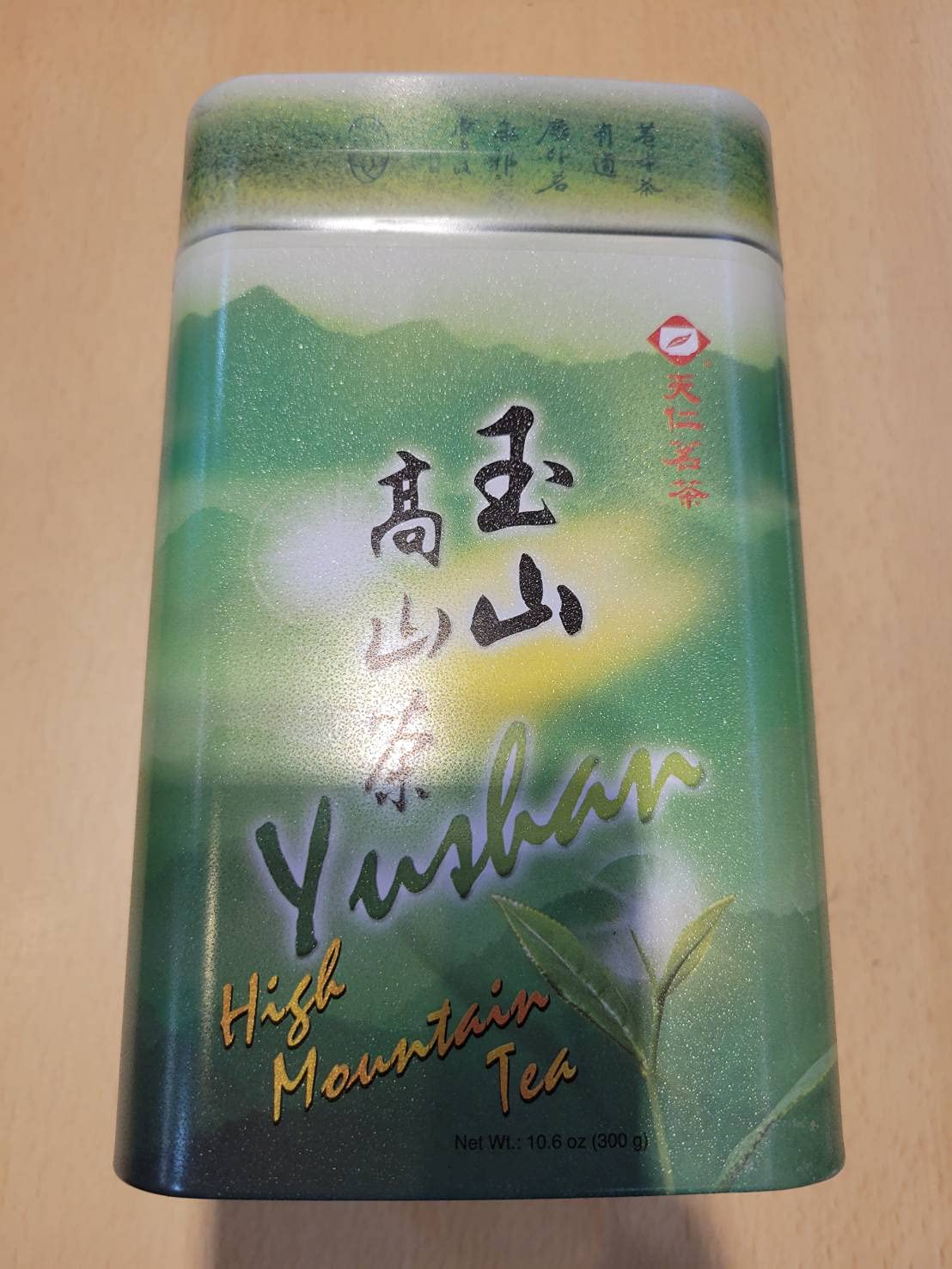 Taiwan Directly Shipped TenRen's Yushan High Mountain Oolong Tea (300G/10.5OZ/1CAN) Delicate fragrance & mellow flavor
