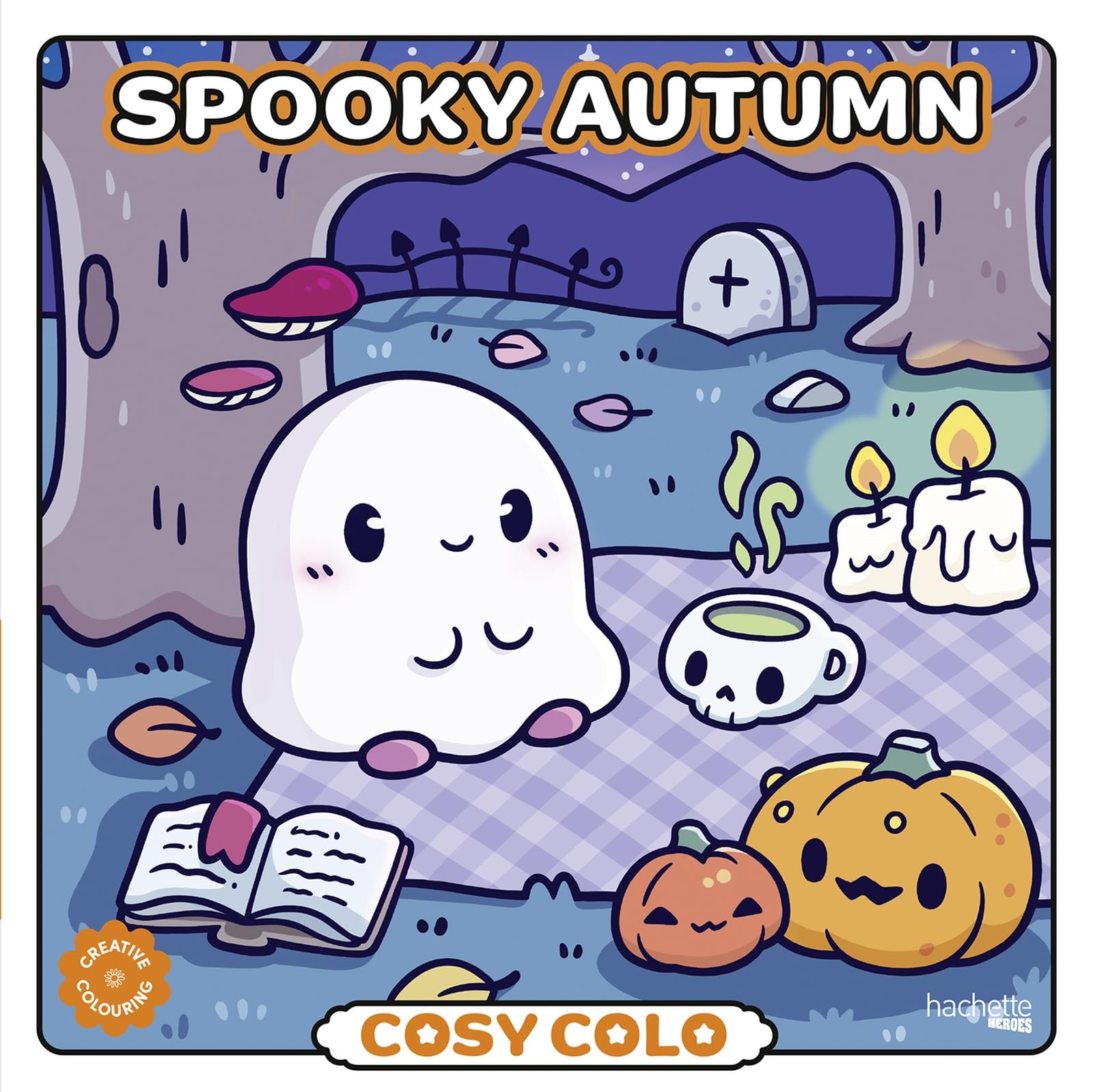 Cosy Colo - Spooky Autumn: A creative colouring book with spooky-cute ghosts and costumed critters!