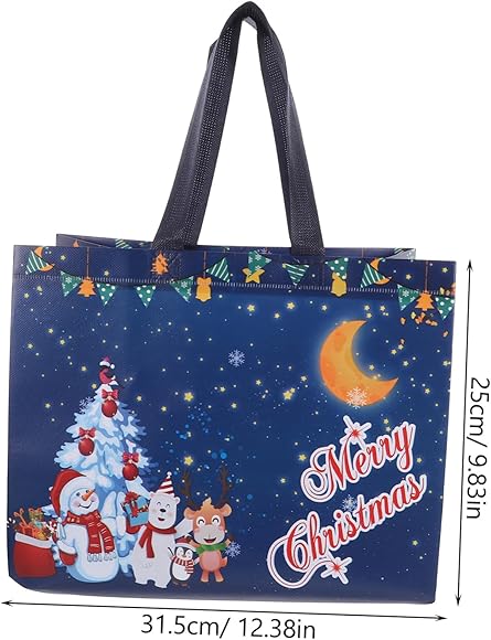 Amazon | [LABRIMP] 30個 クリスマス不織布バッグ立体折りたたみ 