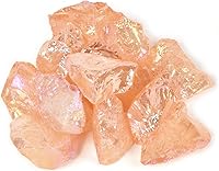 Vista 16 de Piedras de bolsillo curativas de cristal natural pulido, 3.53 oz, colección Rock