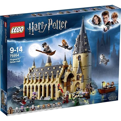 LEGO 75954 Harry Potter Hogwarts Great Hall Castle Toy, Gift Idea for Wizarding World Fan, Building Set for Kids - Hogwarts Castle