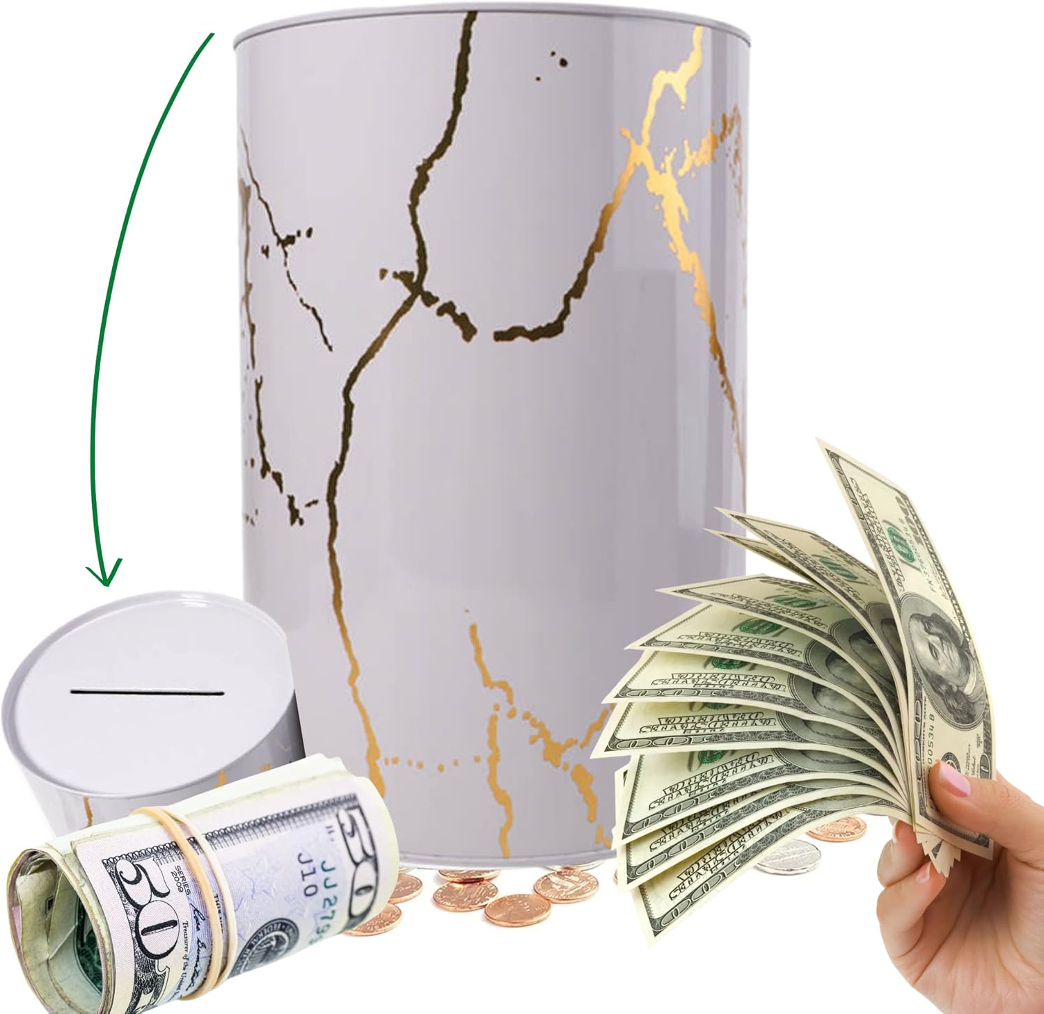 DREAM SAVER Adult Piggy Bank Break to Open / 100 Sealed