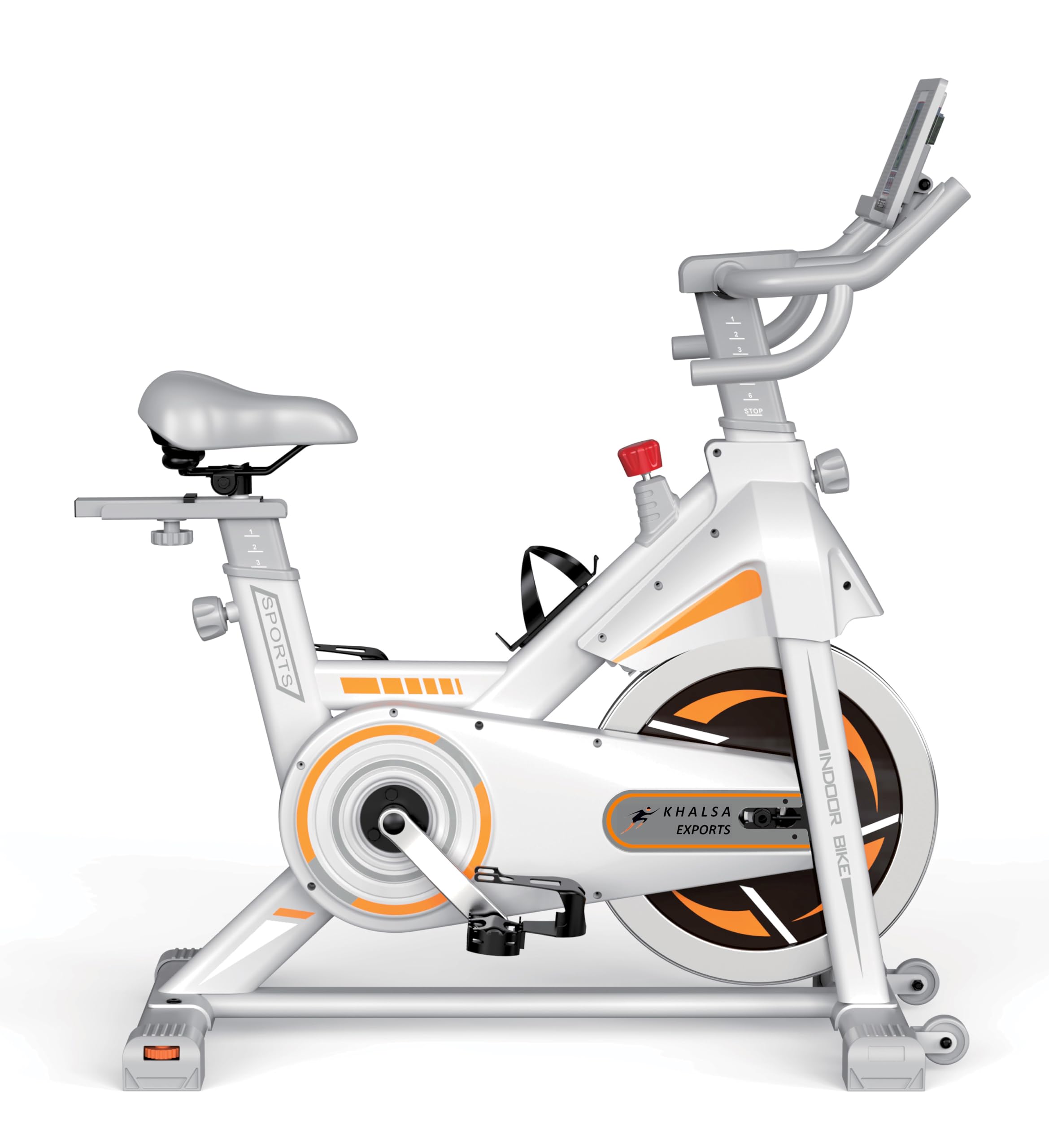 ANERA KHALSA SDG Spin Bike/Exercising Cycle Spin Fitness Bike with 8Kg Flywheel/LCD Monitor for Fitness Home Workouts Exercising Cycle/Indoor Gym Spin Bike (Pack of 1)-image-29